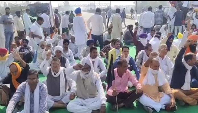 Farmer Outfit Protest in Various Parts of Haryana (4) Haryana Farmers Protest Update