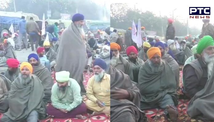 Farmers Protest 1 ਦਿੱਲੀ 'ਚ ਪੰਜਾਬ ਦੇ ਕਿਸਾਨਾਂ ਦਾ ਰੋਸ ਪ੍ਰਦਰਸ਼ਨ ਲਗਾਤਾਰ ਜਾਰੀ ,ਠੰਡ 'ਚ ਸਿੰਘੂ ਬਾਰਡਰ 'ਤੇ ਡਟੇ ਕਿਸਾਨ