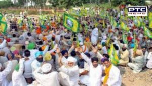 Farmers Protest Railway tracks , dharna end from the thermal railway tracks