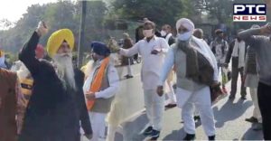 Farmers Protest In Delhi : Farmers Ptotest near Gurdwara Guru Majnu Ka Tila in Delhi