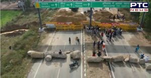 Haryana police uses stones and fencing wires to stop Punjab farmers