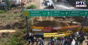 Farmers and Police between Clashes at Khanauri border, farmers break barricades march to Delhi