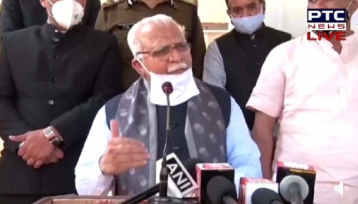 Manohar Lal termed Farmer Protest as completely political and well planned (3) Manohar Lal Khattar on Farmer Protest