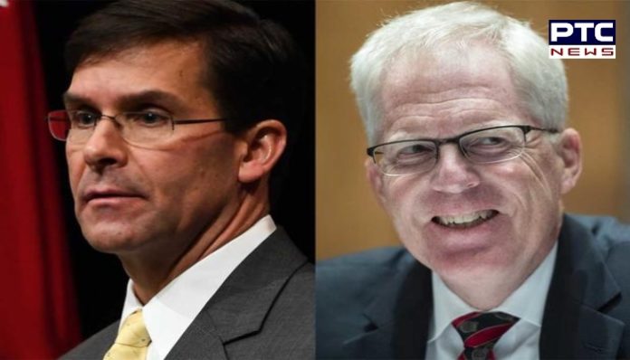 Mark Esper - Miller 1 Donald Trump Fires Defence Secretary Mark Esper ,Christopher Miller to Lead Pentagon