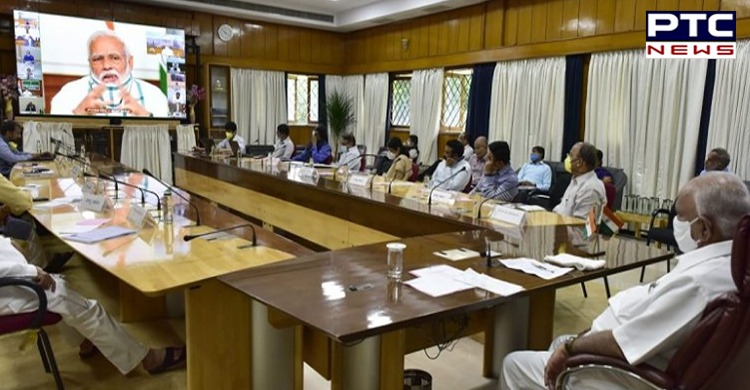 PM Modi chairs review meeting with CMs on COVID-19 response and management