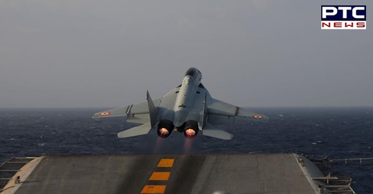 Navy's MiG-29K jet crashes into Arabian Sea