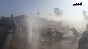 Farmers Protest In Delhi : Farmers Break Police barricades At the Pehowa border