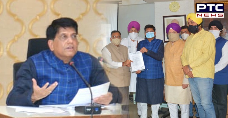 Punjab BJP leaders meet Piyush Goyal to discuss ongoing farmers protest in state