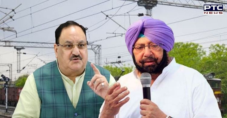 Punjab CM asks JP Nadda to call for collective will to resolve issue of goods trains movement