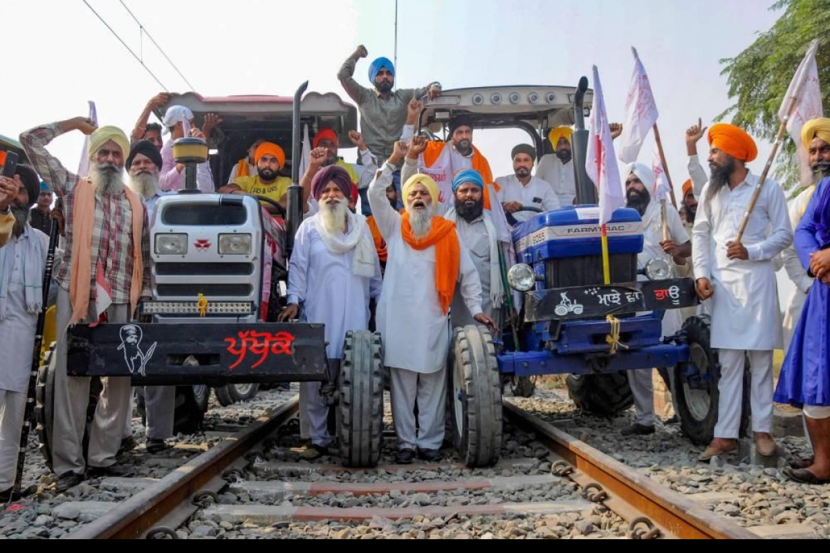 Punjab farmers announce total lifting of rail blockade from Monday
