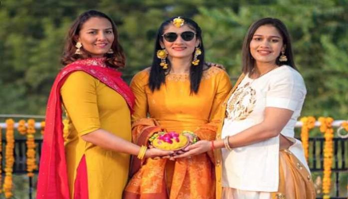 Wrestler Bajrang Punia Marriage With Sangeeta Phogat tomorrow (4) Sangeeta Phogat Marriage Photos