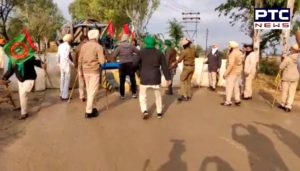 Farmers Protest In Delhi : Punjab farmers break first barrier of Haryana police