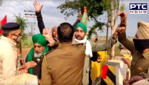 Farmers Protest In Delhi : Punjab farmers break first barrier of Haryana police