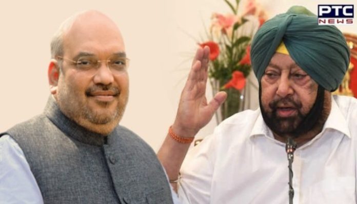 Capt Amarinder -Amit Shah 1 Capt Amarinder to meet Amit Shah today before farmers' meeting with Centre