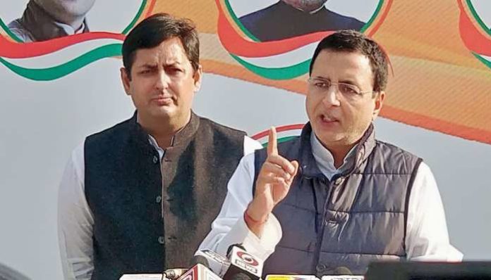 Congress Leader Randeep Surjewala Attacks on BJP Govt over Agri Laws Congress Leader Randeep Surjewala