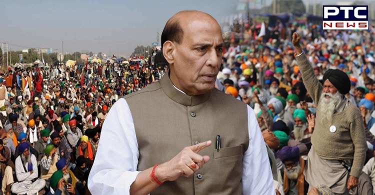 Farmers are 'annadatas', allegations should not be made against them: Rajnath Singh