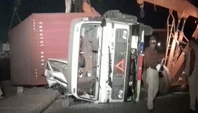 Three Died in Road Accident in Rewari of Haryana (2) Three Killed in Road Accident