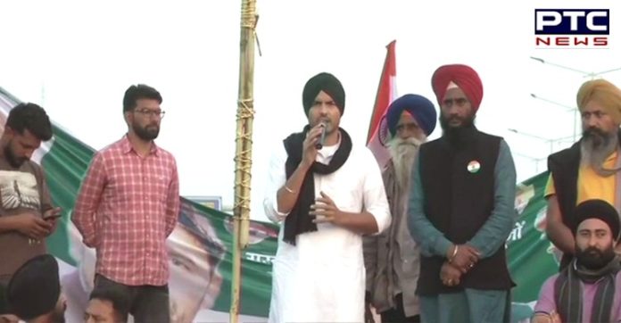 Bharat Bandh: Punjabi singer Jass Bajwa joins farmers protest at Ghazipur border Bharat Bandh: Punjabi singer Jass Bajwa joins farmers protest at Ghazipur border
