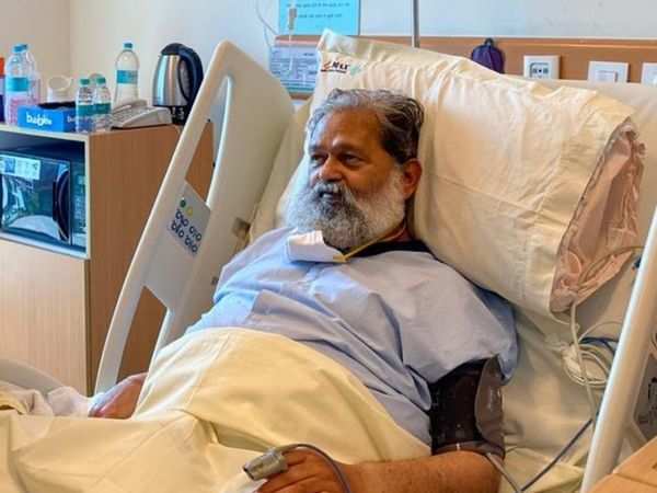 Haryana: Anil Vij shifted to Gurugram hospital with a lung infection