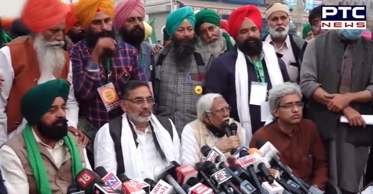 Farmers hold press conference before their meeting with Centre on 5th Dec