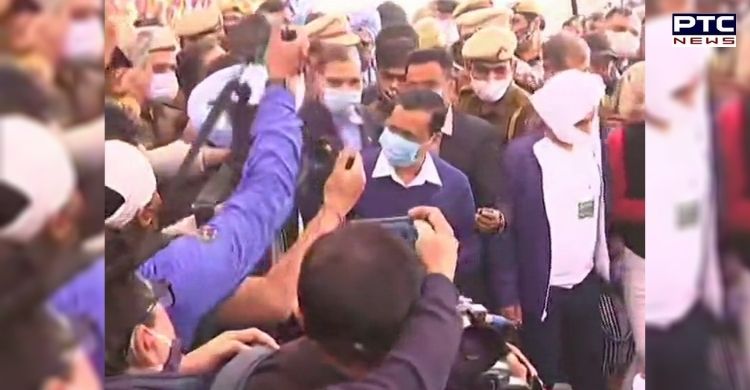Delhi CM Arvind Kejriwal visits Singhu border, says 