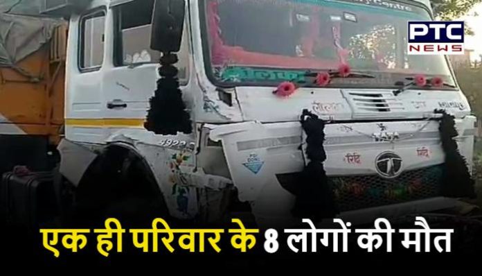 8 member of a family died in road accident in Rajasthan (1) Road Accident Tonk