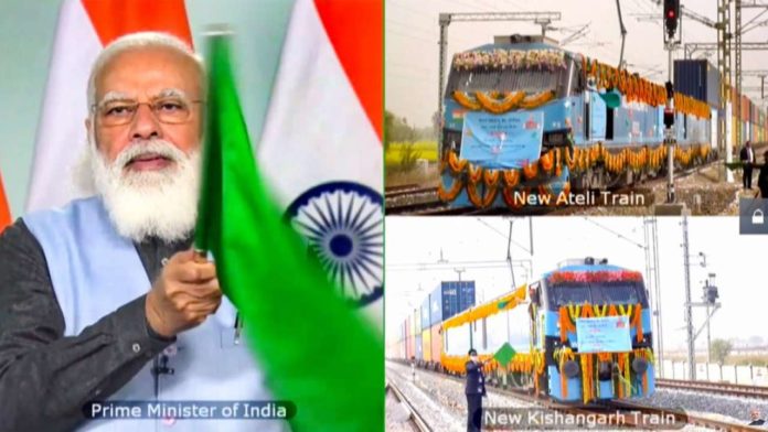 modi flagged train in ahmedabad