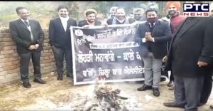 Farmers Protest । Lohri in Burn copies of Agriculture law । Kisan Andolan