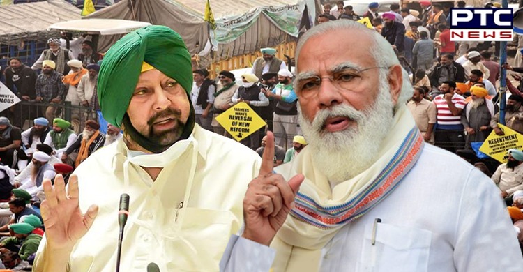 Farmers Protest: Captain Amarinder Singh urges PM Modi to listen to farmers' voice