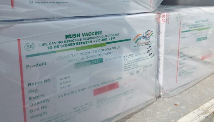 चंडीगढ़ पहुंची कोरोना वैक्सीन की खेप, 16 जनवरी से लगेगा टीका