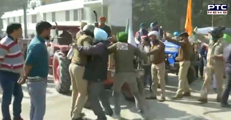 Farmers Protest: Major scuffle breaks out between farmers and police in Uttarakhand