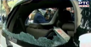 Delhi Police Broke the windscreen of Farmer leaders Ruldu Singh Mansa Car