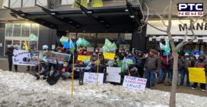 Farmers Protest : Rally and march in downtown Montreal, Canada support of the Kisan Andolan