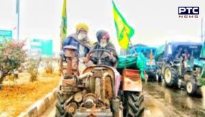 Farmers' protest : Farmers Tractor March at Delhi Borders Today