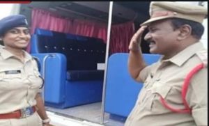 Father Saluting DSP Daughter of Andhra Pradesh Police shares wholesome post