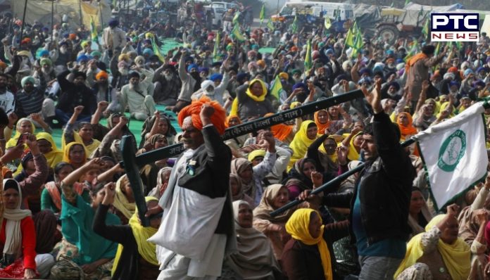 Haryana farmers 1 Haryana farmers and women join dharna over traditional Agricultural implements