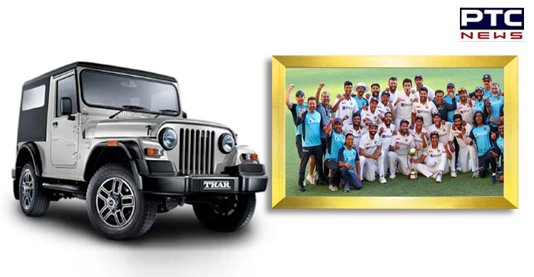 Mahindra announces Thar SUV for 6 players after historic win in Australia