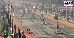 Republic Day 2021 Parade : National flag unfurled at Rajpath , India’s military might on display