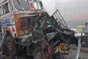 Road Accident due to dense fog on Khanna-National Highway