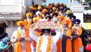 Nagar Kirtan decorated from Sri Akal Takht Sahib on the birth anniversary of Shaheed Baba Deep Singh Ji