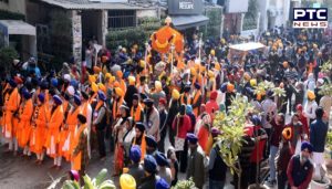 Nagar Kirtan decorated from Sri Akal Takht Sahib on the birth anniversary of Shaheed Baba Deep Singh Ji