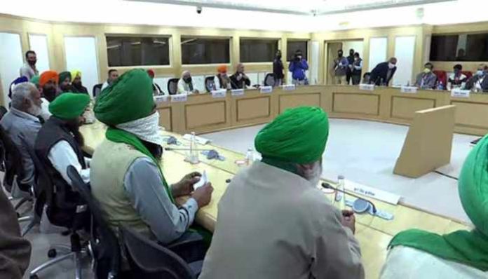 Talks between farmers' organizations and government today (1) Talks Between Govt and Farmers