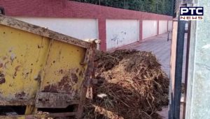 youths threw cow dung at the house of former BJP cabinet minister Tikshan Sood