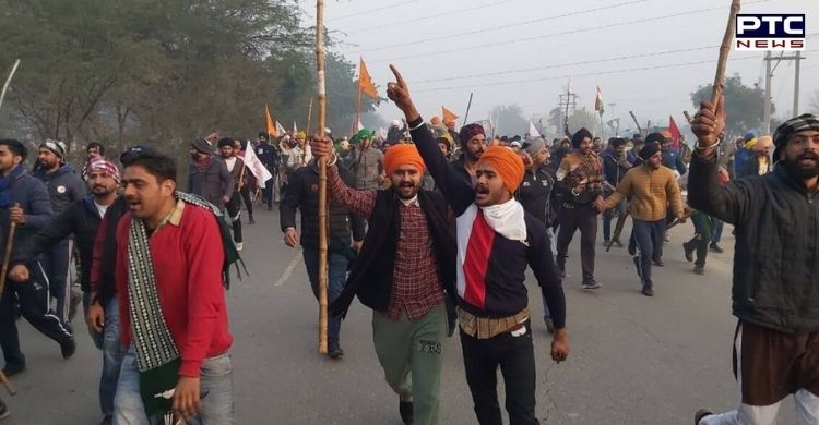 Tractor March Delhi: Farmers break police barricading at Tikri border