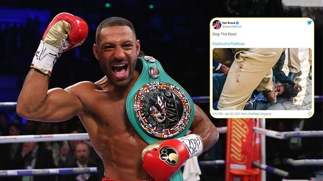 British boxer Kell Brook tweets to support Indian farmers