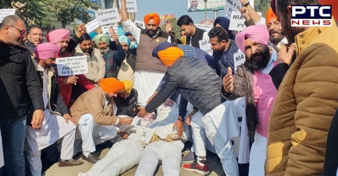 Youth Akali Dal 2 YAD burns effigies of Narendra Modi and Home Minister Amit Shah across Punjab
