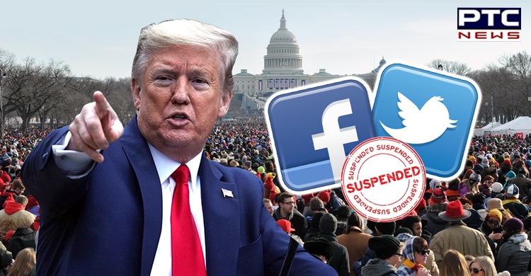 Twitter, Facebook suspend Donald Trump's accounts
