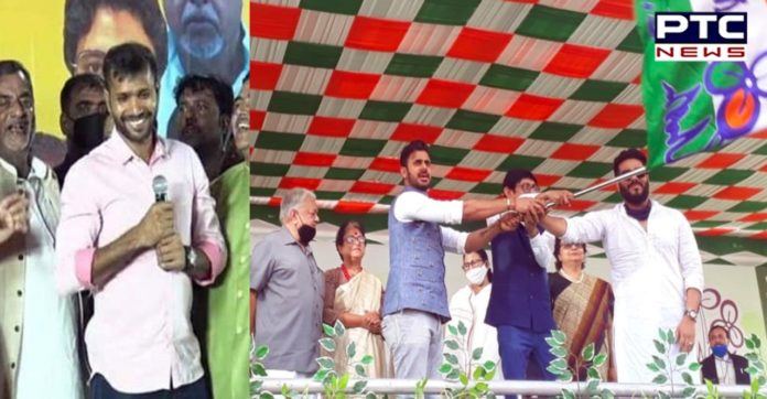 Former Indian cricketer Ashok Dinda joins BJP Former Indian cricketer Ashok Dinda joins BJP