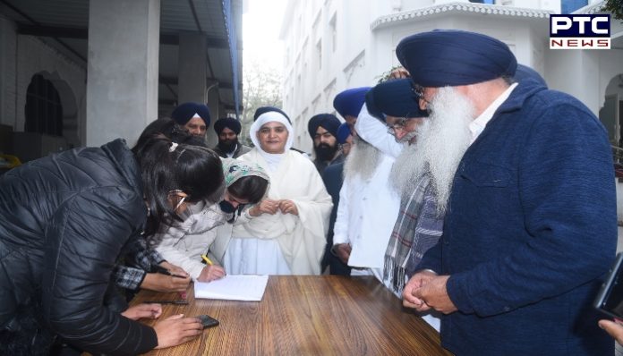 Corona Investigation Camp 1 SGPC corona screening camp for the pilgrims going to Pakistan of Sri Nankana Sahib
