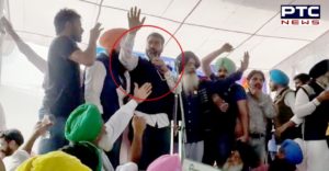 Lakha Sidhana reaches Mehraj farmers rally in Bathinda ,Wanted for R-Day violence